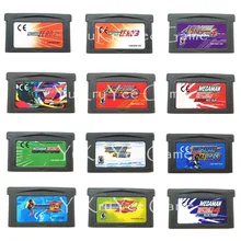 Мега человек серии видеоигры карты памяти картридж для 32 бит консоли аксессуары