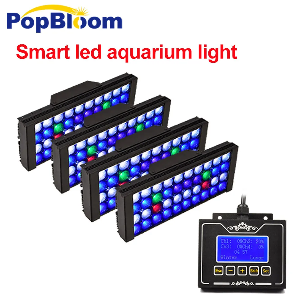 PopBloom full spectrum led reef light Aquarium Led Lighting Fish Tank