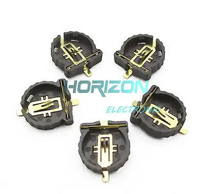 

10PCS Button Battery Socket Clip Holder Box Case Portable CR1220