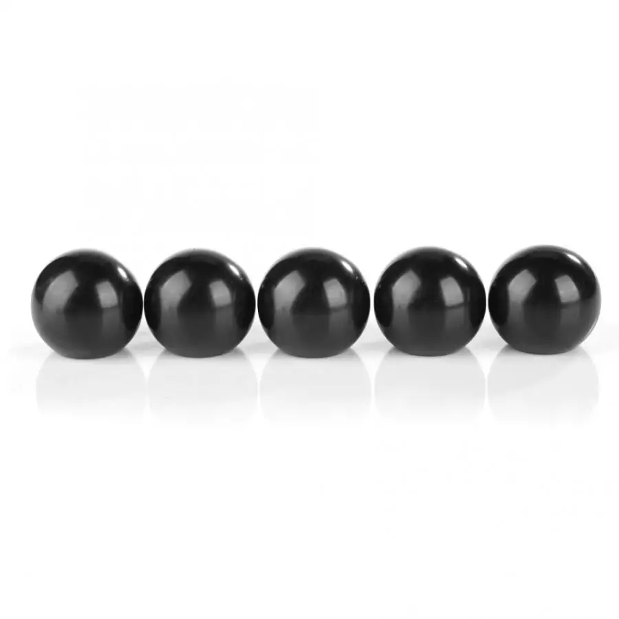 

5 Pcs Black Round Ball Bakelite Lever Knob M8*32 Machine Tool Replacement Embedded Copper Nut