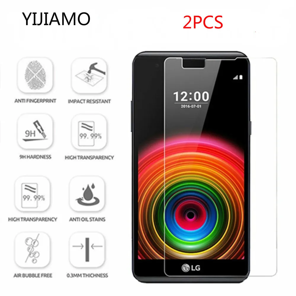 Закаленное стекло 2.5D для LG X Power 2 3 Защита экрана x power Защитная пленка сотового