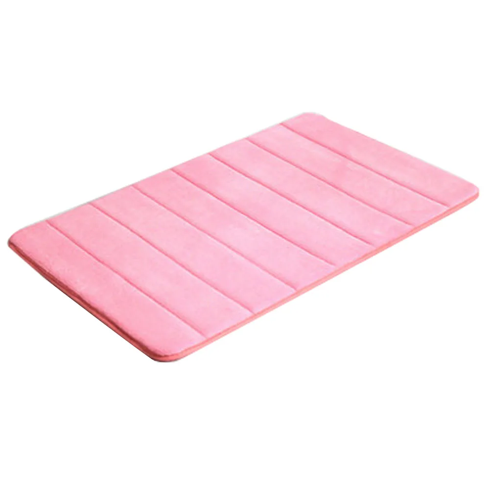 FJS!Bath mat memory foam non slip Bath mats 50*80 cotton Super