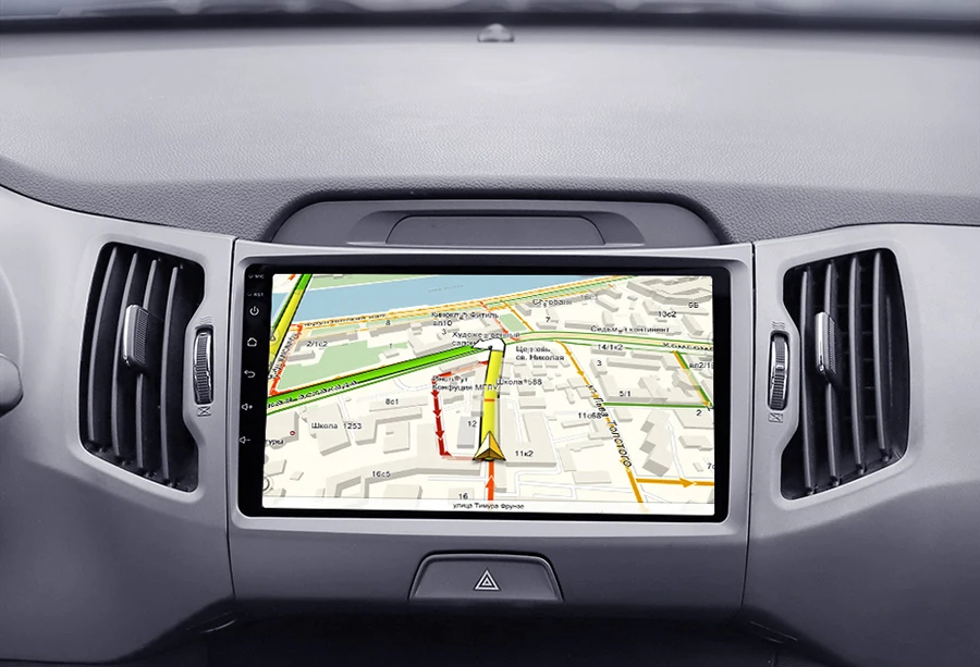 Sale 9" Android 8.1 built-in carplay  Eight-Core 2G+32G car player for KIA Sportage R 2010-2016 GPS navigation Head Unit Radio audio 3