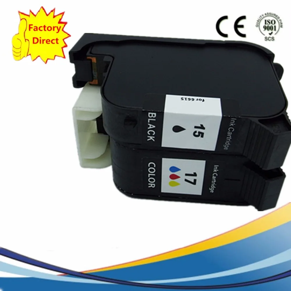Картриджи для струйного принтера HP15 XL 17 Deskjet 816c 825c 840c 841c 842c 843c 845c 825Cvr 845Cvr|ink cartridge|ink