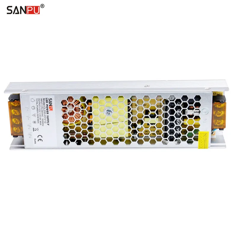 Блок питания SANPU SMPS для светодиодных ламп 12 В 300 Вт 25 А|smps 12v|ac to dc12v supply |