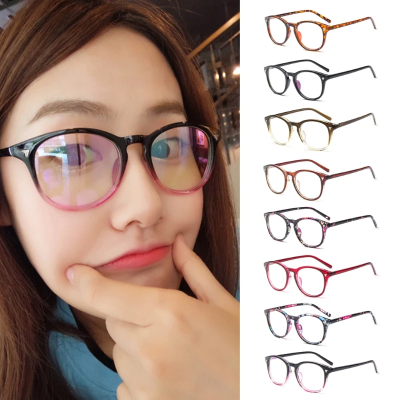 

Vintage Eyeglasses Frame Women Computer Optical Glasses Spectacle Retro For Women's Clear Transparent Female