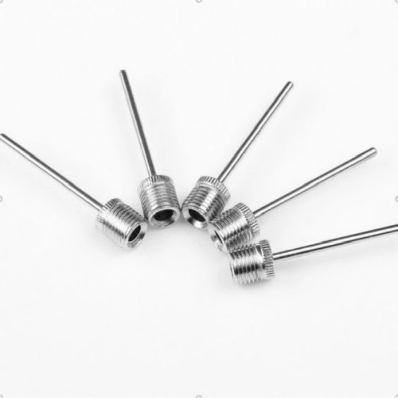 10Pc/set Sports Inflating Needle Pin Nozzle Basketball Football Soccer