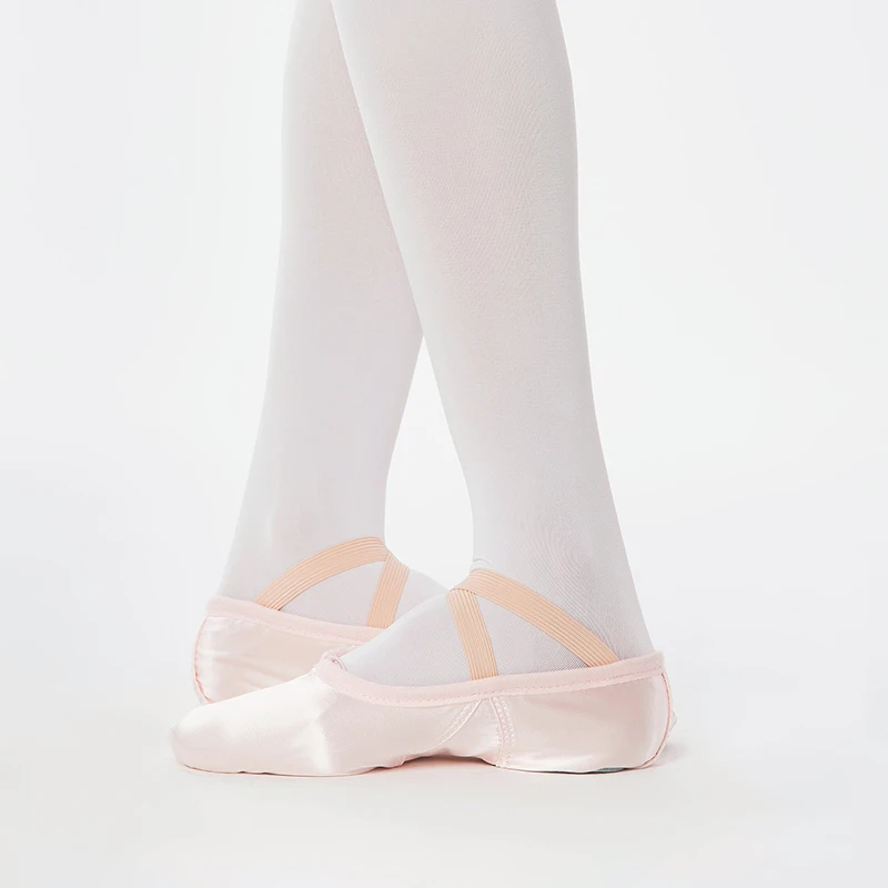 Sansha Adult Ballet Shoes Pink Satin Split Sole Breathable Professional Ballet Slipper For Girls Women Men Dance Shoes NO.3S 2
