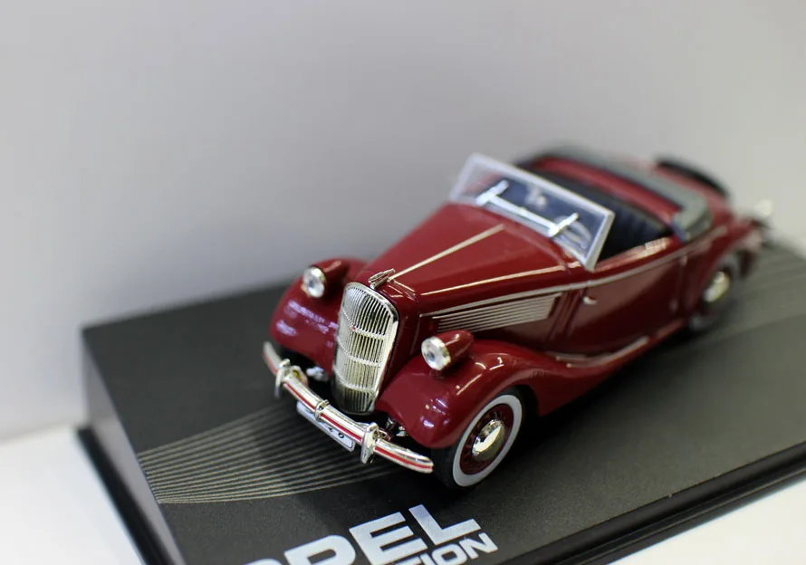 IX O 1:43 OPEL SUPER 6 1937-1938 игрушечная машинка из сплава, игрушки для детей, литая модель автомобиля, подарок на день рождения