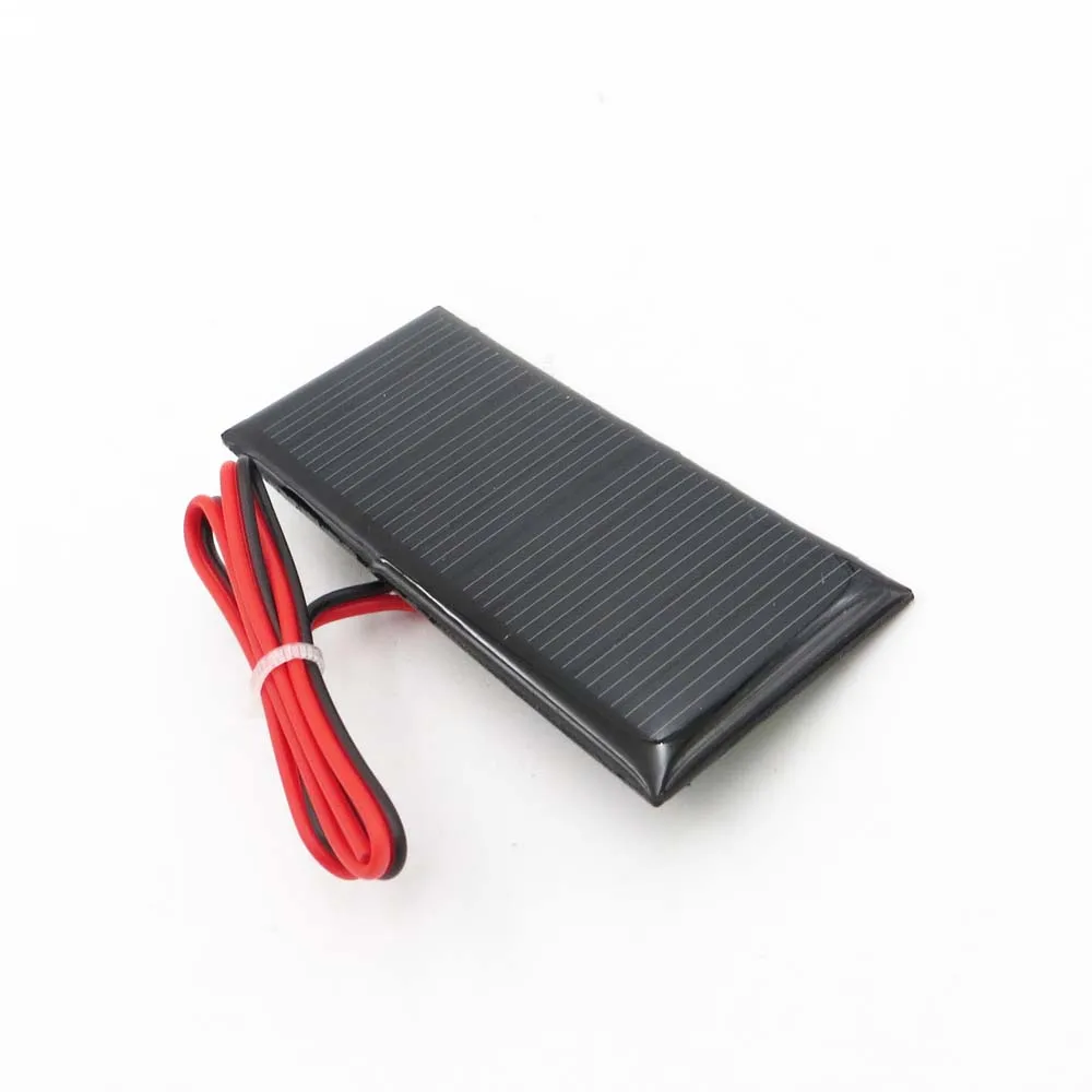 

5.5 V 70mA extend wire Solar Panel Polycrystalline Silicon DIY Battery Charger Small Mini Solar Cell cable toy 5.5V Volt 5v