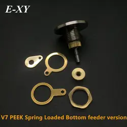 E-XY V7 Разъем DIY PEEK Пружинные bottom feeder версия E-Аксессуары для сигарет mod VAPE