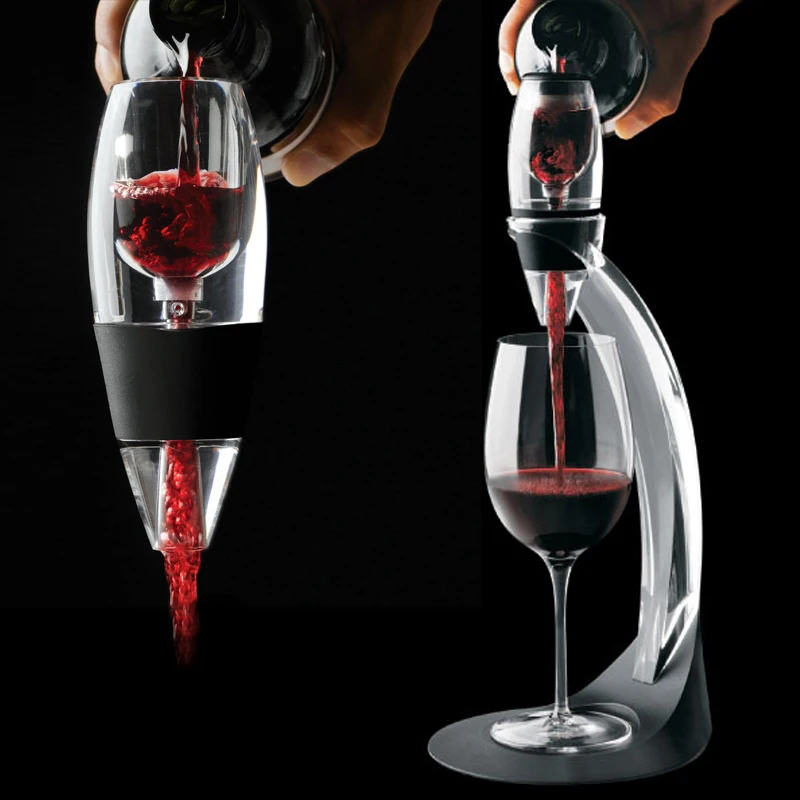 

Mini Red Wine Aerator Filter, Magic Decanter Essential Wine Quick Aerator, Wine Hopper Filter Set Wine Essential Equipment