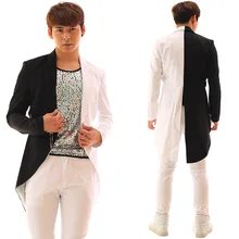 Мужской костюм Хэллоуин джаз ласточкин хвост плащ Куртка Блейзер DJ танцор певица выступление хвост пальто вечерние для ночного клуба и вечеринок бар