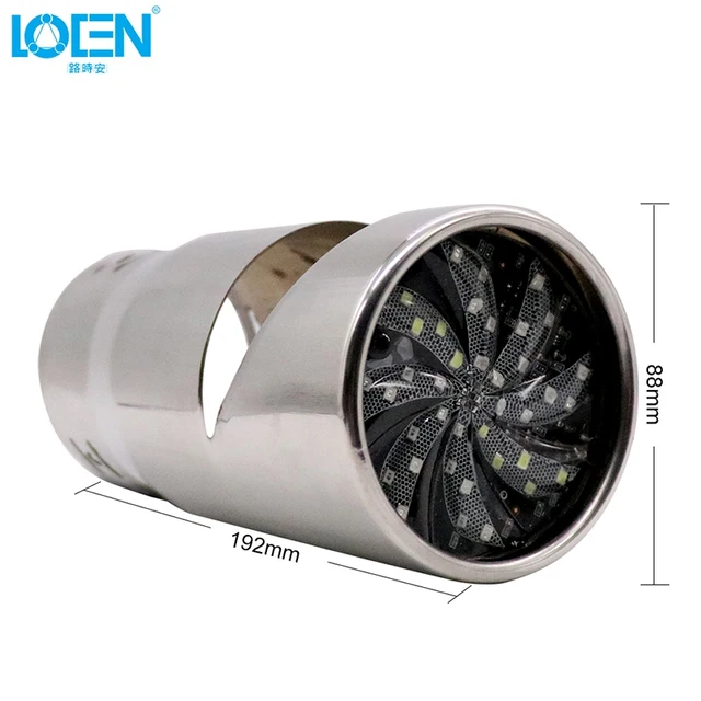 Buy Led Light Muffler Car Auto Exhaust Muffler Tip