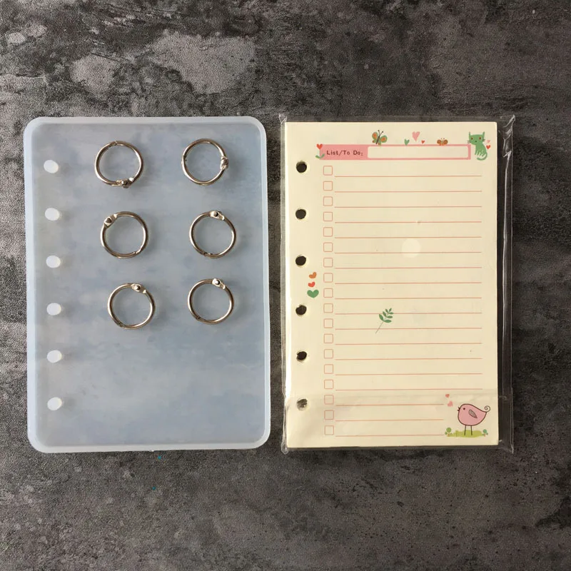 A7mold круг A7book Набор DIY полимерная книга форма Кристалл эпоксидная Прозрачная
