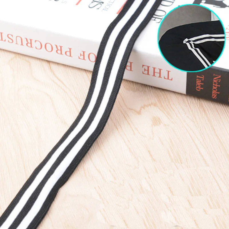25 мм черный и белый плед grosgrain полосой ленты полиэстер тесьма DIY Вышивание аксессуары ленты