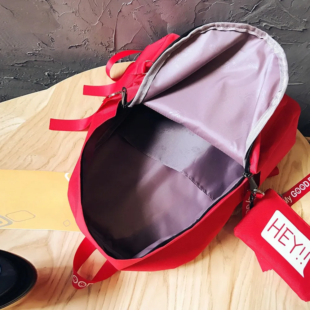 OCARDIAN, простой стильный рюкзак, женские кожаные рюкзаки для девочек-подростков, школьные сумки, модные винтажные однотонные черные сумки, Молодежные 9451