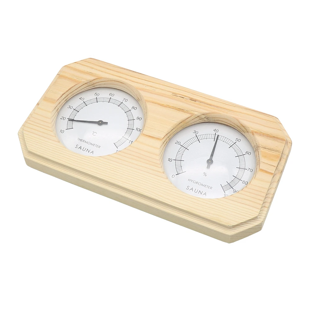 Деревянный термометр для сауны, гигрометр, паровая сауна, комнатный термометр, измеритель влажности, для ванной и сауны, для использования в помещении