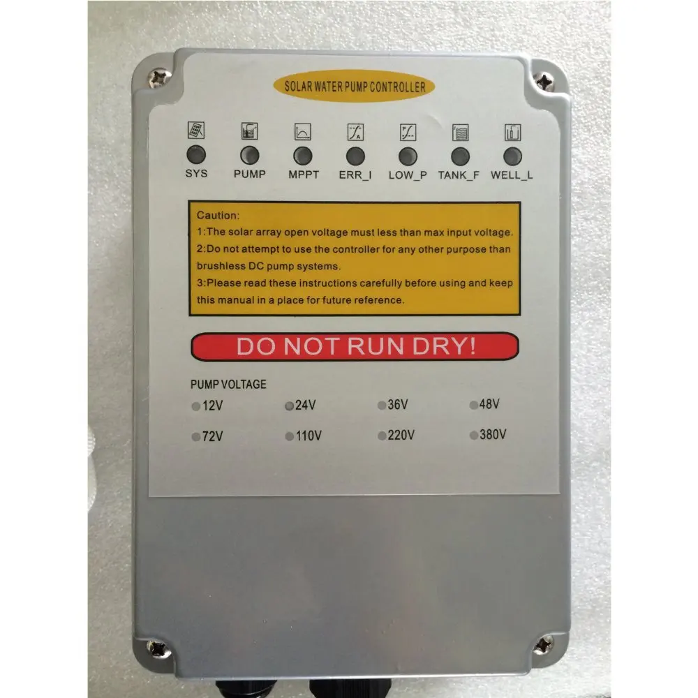 Фото Погружной водяной насос с контроллером MPPT 3SPST2.3/140-D72/1300, 72 в, 140 Вт макс. подъем 1300 м макс. расход л/ч №2