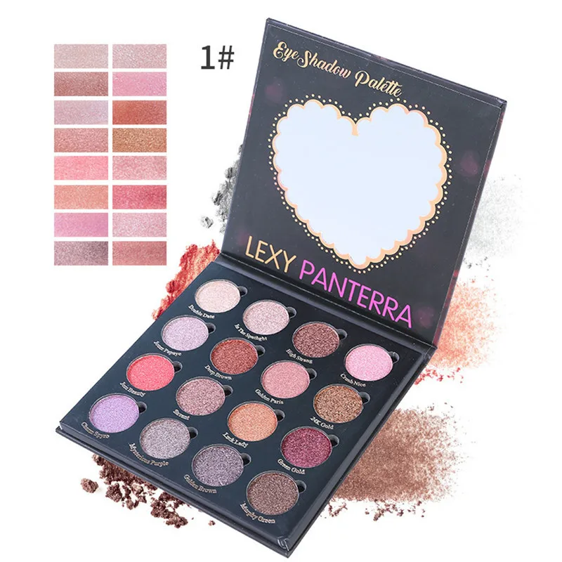 

16 Color Eyeshadow palette Waterproof sexy Matte Matte Earth Color Eyeshadow natural glitter shimmer matte Cosmetic Set 2019