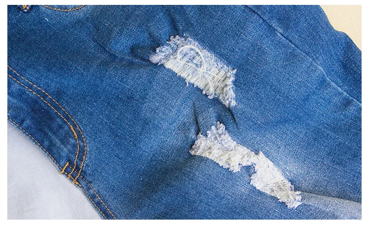 WQJGR, женские джинсы с панелями,, летние, новые, сплайсированные, рваные джинсы, контрастный цвет, джинсовые брюки-карандаш, модная одежда размера плюс 4XL
