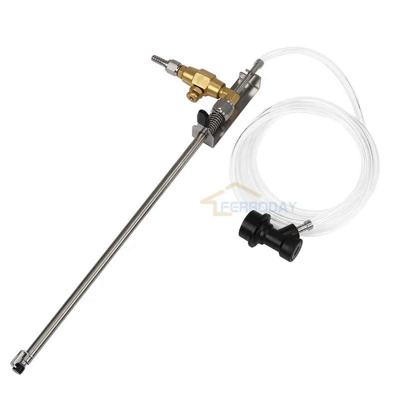 

BEST QUALITY Beergun bottle filler Beer Co2 Carbornation Kit Homebrew bottling Equipment Beer gun with ball lock+Silicone Tube