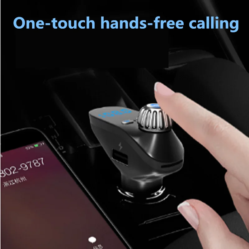 Автомобильный Bluetooth Наборы MP3 плеер FM передатчик Старт Функция Набор беспроводной связи по стандарту Bluetooth приемник автомобиля Зарядное устройство адаптер