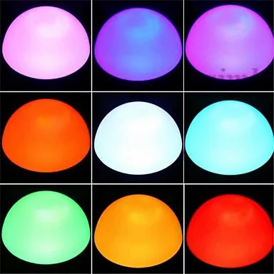 10 шт. E26/E27 высокая мощность 3 Вт LED 180 лм RGB с дистанционным управлением Круглые