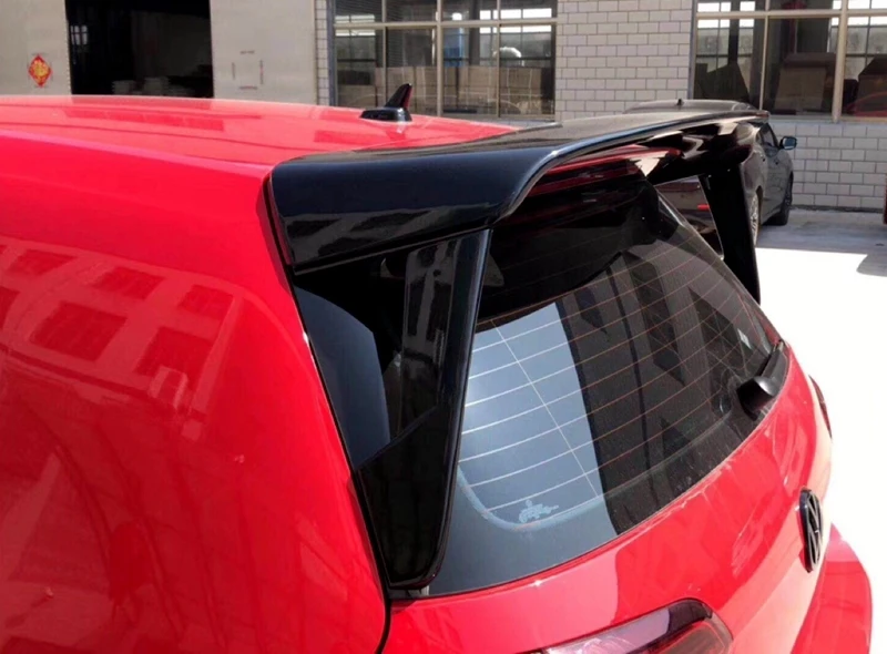 Задний спойлер на крышу для Volkswagen Golf 7 VII MK7 MK 7 2013- ABS Материал праймер цвет автомобиля хвост декоративное крыло