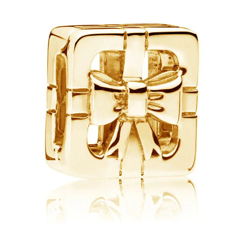 

2019 New 925 Sterling Silver Bead Shine Reflexions Gift Clip Charm Fit Original Pandora Reflexion Bracelet for Women DIY Jewelry