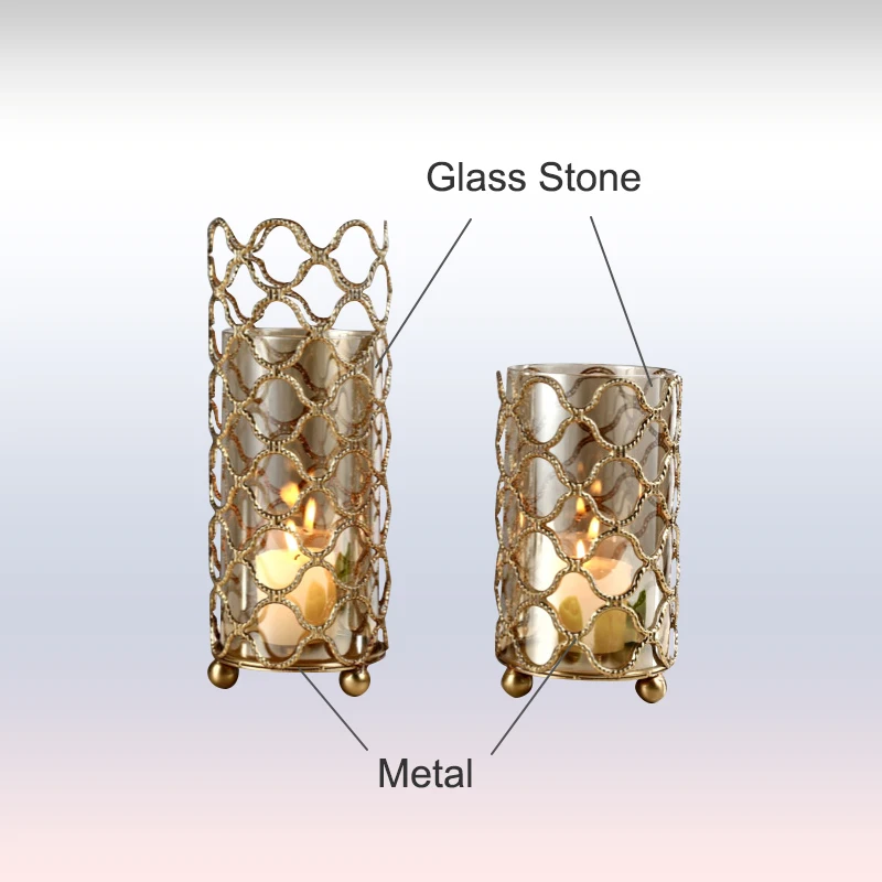 Стеклянная аромалампа с сетой из металли в ванную подсвечники для декора дома подсвечник цилиндр для бани и сауны новогодний подсвечник фонарь декоративный для ужина подсвечник стекло