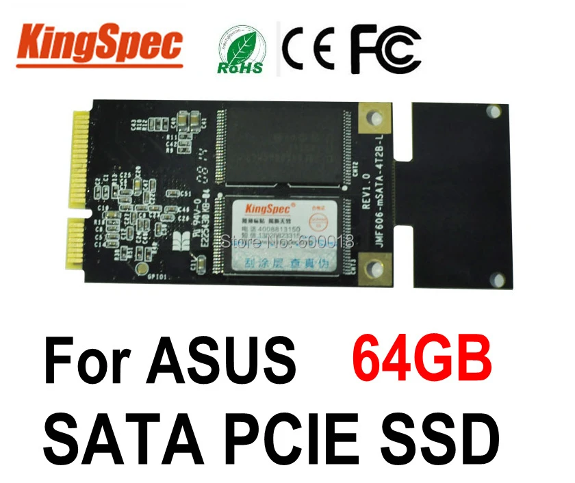 Kingspec Mini Pcie Sata Iii Ii 3 5 Cm 3 7 Cm Ssd Festplatte 64 Gb Solid State Drives 4 Kanal Fur Asus Eee Pc S101 900 900a 901 Solid State State Drivesolid State Drive Aliexpress