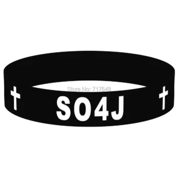 

100pcs Cross S04J wristband silicone bracelets free shipping by FEDEX