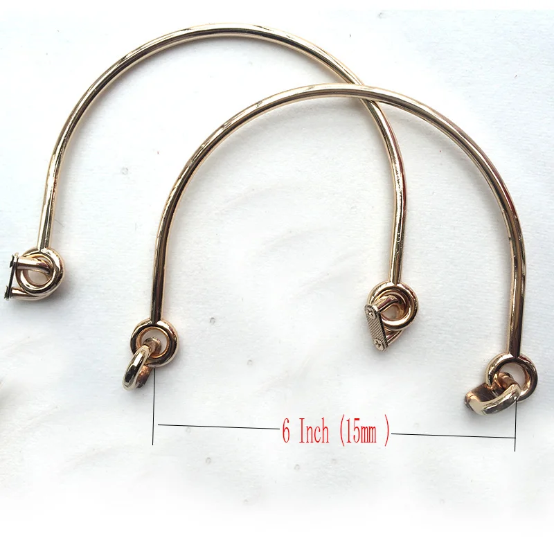 Gold handbag handle, Bag findings,Handbag Hardware 10pcs in Bag Parts