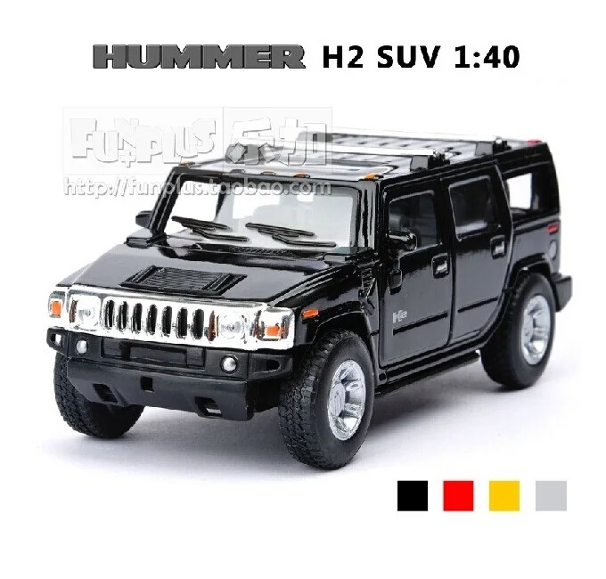 

High Simulation Exquisite Collection Baby Toys: KiNSMART Car Styling Hummer H2 SUV Model 1:40 Alloy Car Model Excellent Gifts