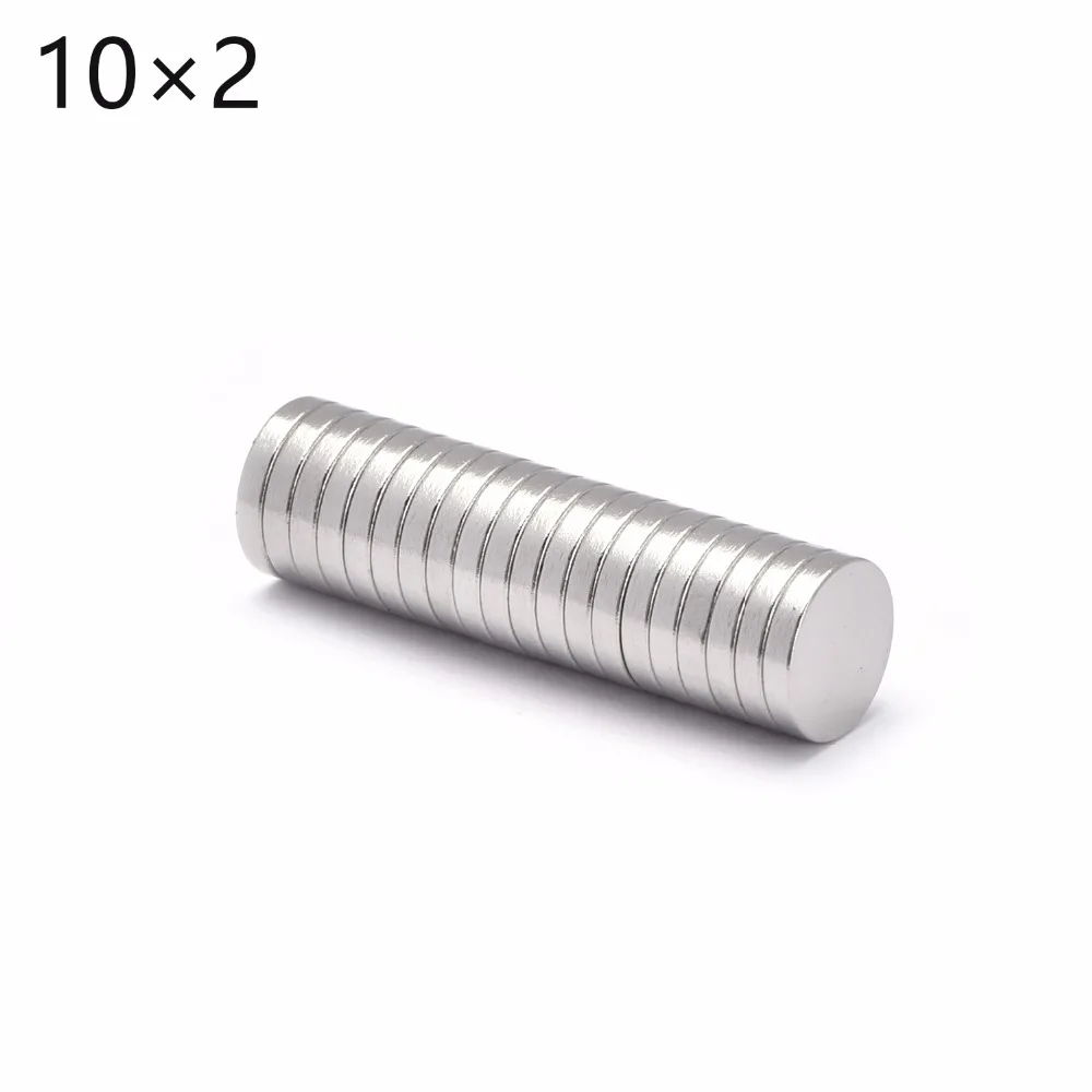 10Pcs Neodymium Disc 10X10mm Rare Earth N50 Strong Magnets Craft Models