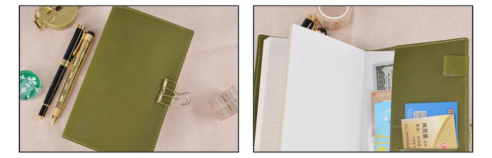 Натуральная кожа блокнот планировщик обложка книги A5 A6 Дневник Bullet Journal Рисование Sketchbook Встроенная Замена