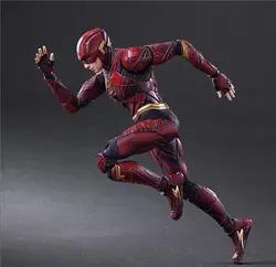 Играть искусств Лига Справедливости Flash DC Super Hero 25 см фигурку модели игрушки Бесплатная доставка
