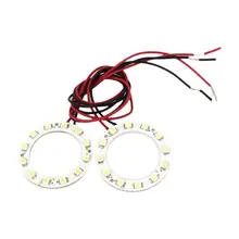 2шт 40 мм белый 1210 12 Leads автомобиль ангельские глазки светильник Прямая поставка