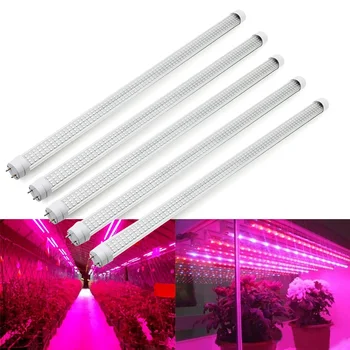 

Led Grow Light Full Spectrum T8 Tube LED Indoor Plant Lamp Hydroponic System Greenhouse LED Grow Tent Lamps for Plants