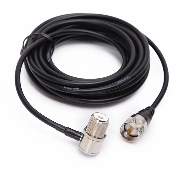 5M Coaxial Cable PL 259 SO 239 Antenna Extension Cable CB Antenna Cable