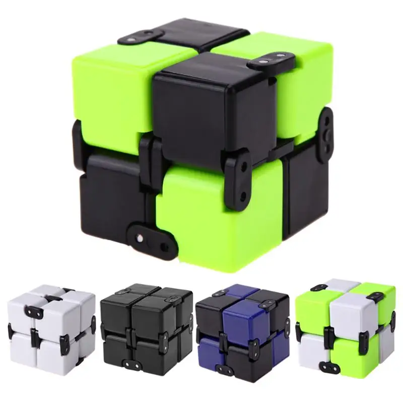 Infinity Cube Anti Stress Magic Door Hand Out Puzzle Game Toy Fidget Cube Finger Spinner for