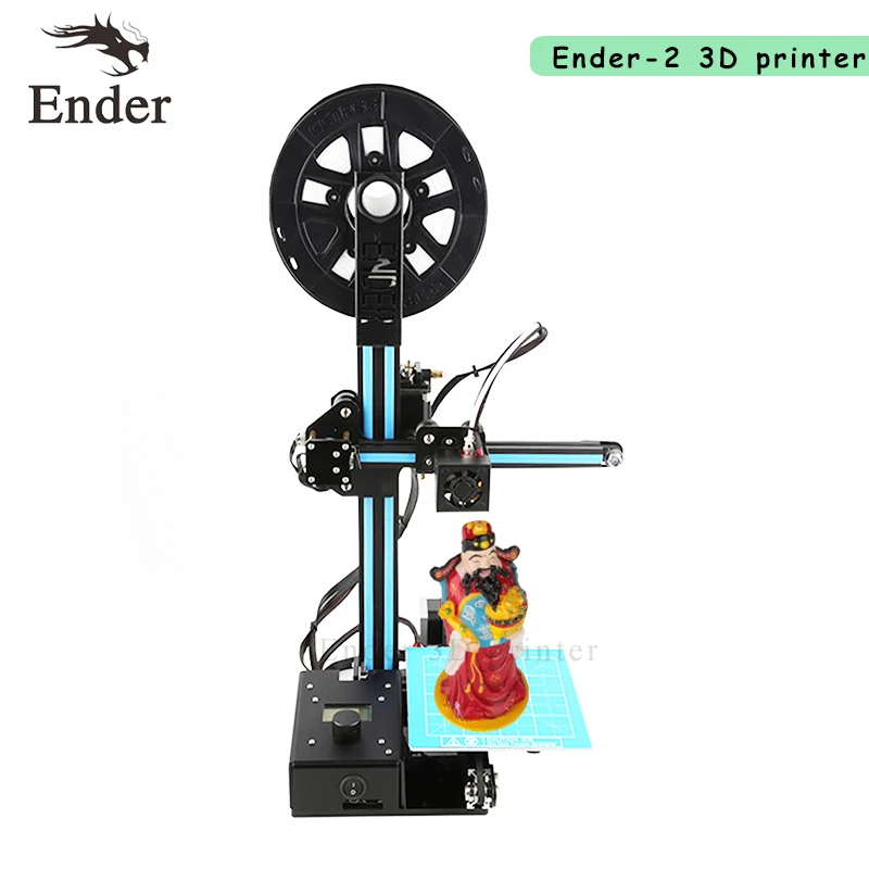 2018 Ender 2 3D принтер Prusa i3 DIY Набор мини Большой размер 150*150*200 мм и нить + 8G SD карта Creality