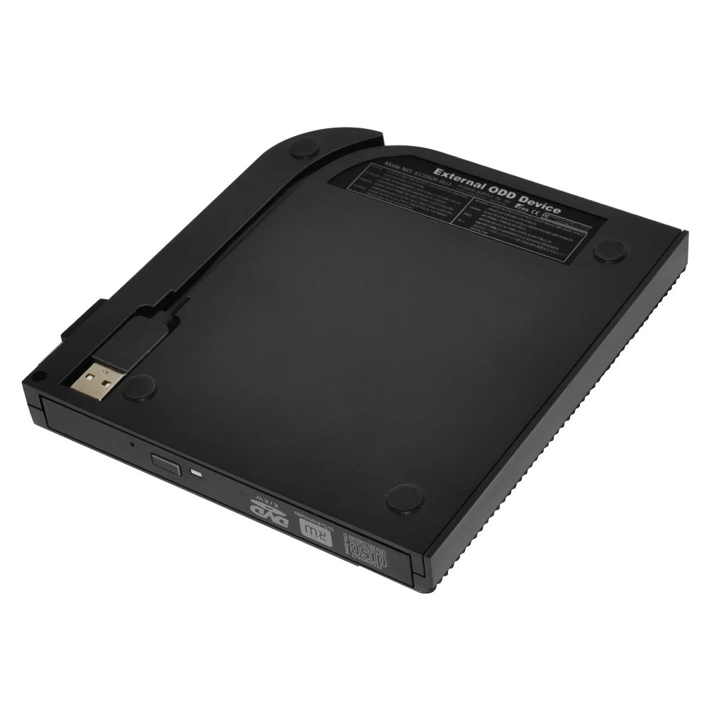 Deepfox внешний DVD rom Оптический привод USB 3,0 CD/DVD RW плеер горелки портативный ридер рекордер для ноутбука