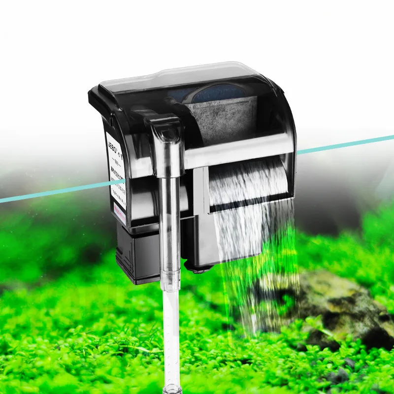 

JEBO 1piece 220-240V 503 aquarium external hang up filter water pumps waterfall maker oxygen setup machine ultra-quiet waterfall