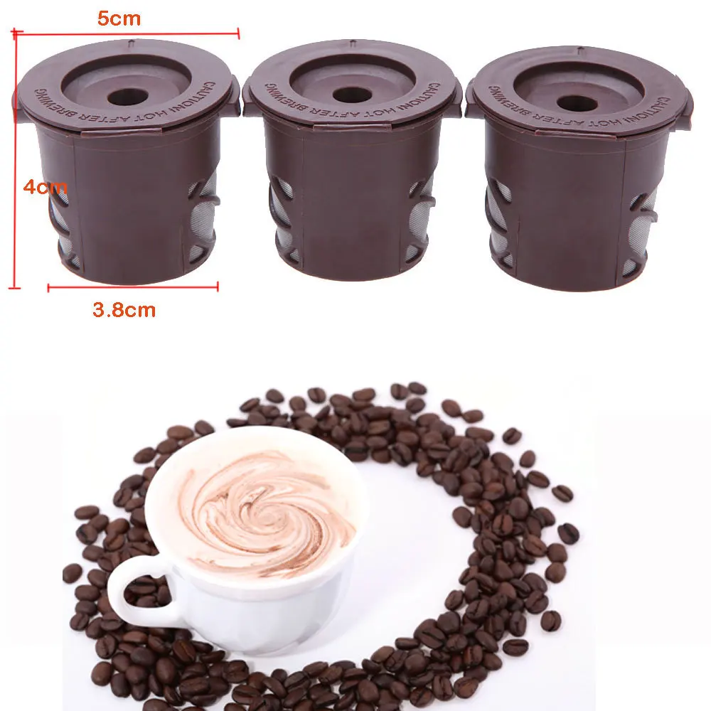Coffee Cafe Cup Reusable Single Mesh Filter K-CUP Cooking Tools Tea Tool 3pcs/Set | Дом и сад