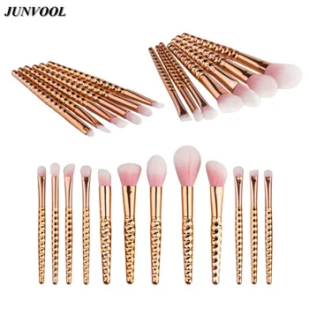 

Grasp Handle Rose Gold Makeup Brushes Kit Set for Eyeshadow Contour Top Soft Pink Fiber Hair Cosmetics Make Up Brush Beauty Tool