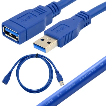 

USB3.0 Extension Cable USB 3.0 Cable Male to Female Data Sync Fast Speed Cord Connector For Laptop PC Printer Hard Disk