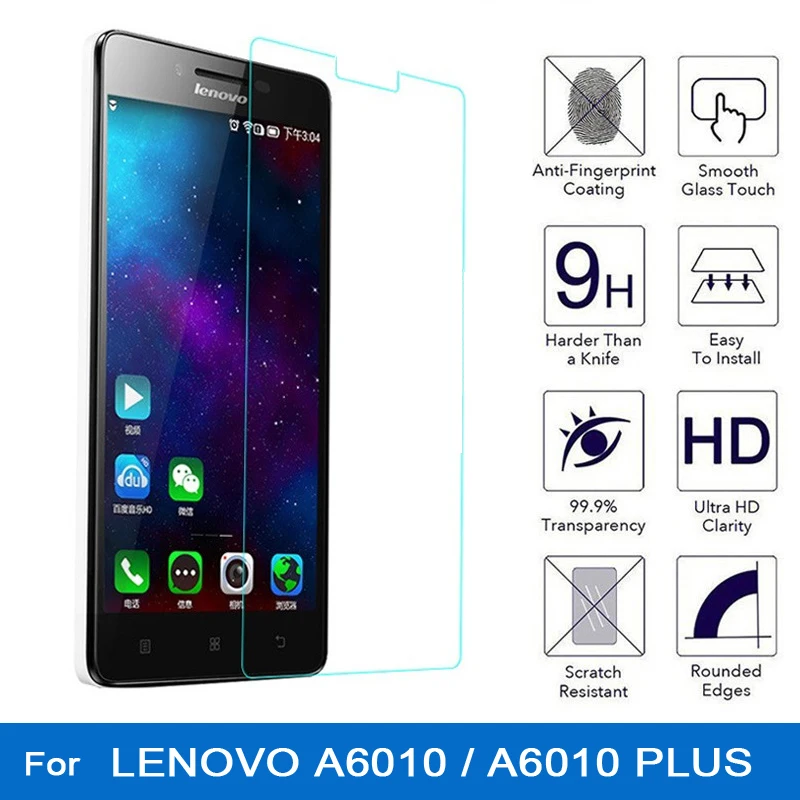 

9H 2.5D HD Premium Tempered Glass for lenovo a6010 a 6010 Screen Protector Film for lenovo a6010 plus