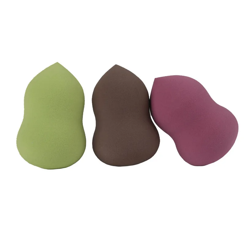 Профессиональный спонж для макияжа, спонж 60*40 мм, без латекса, можно изменить больше, мягкая губка, форма calabash, косметическая пуховка, гладкая пуховка для пудры
